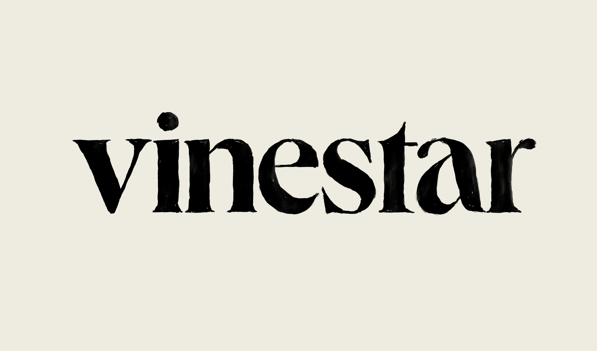 Diseño del logotipo del elaborador de vino en Penedès, Vinestar; por Carlos Galán Rubio