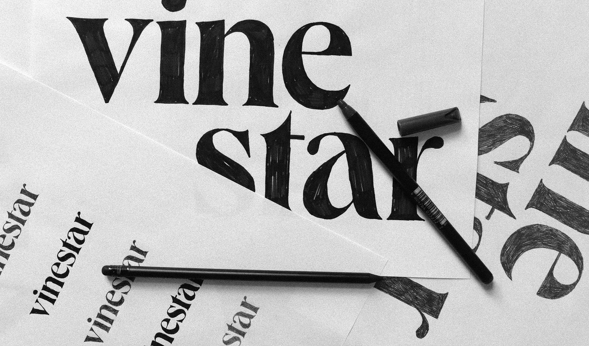 Proceso de creación de la marca del elaborador de vino en Penedès, Vinestar; por Carlos Galán Rubio